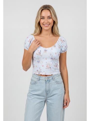myMo Women Blouse in light blue multicolor