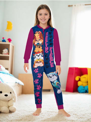 Paw Patrol Paw Patrol Jumpsuit Overall Pyjama Schlafanzug langarm in pink
