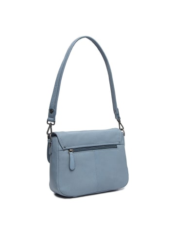 The Chesterfield Brand Miloa Schultertasche Leder 23 cm skyblue
