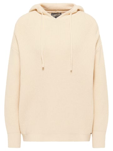 DreiMaster Damen Strickpullover in Wollweiss