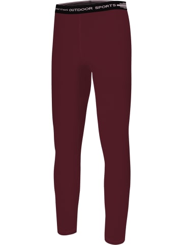 Normani Outdoor Sports Kinder Merino Unterhose Ardyaloon in Bordeaux