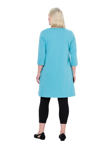 Ulla Popken Longshirt in türkisgrün