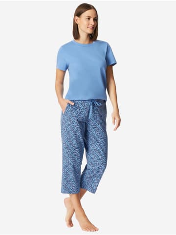 Schiesser Pyjamahose Mix Relax in Aqua