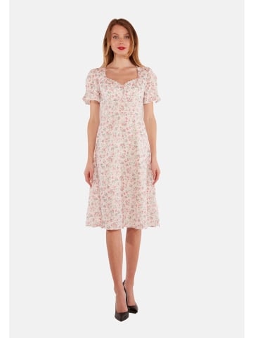 TOOCHE Kleid "Creme Flower" in Bunt