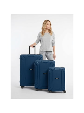 Redolz Essentials 15 4-Rollen Kofferset 3-tlg. mit Dreipunkt-Verschluss navy blue