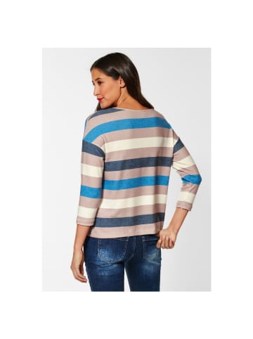 Street One Langarmshirt in Lapis Blue