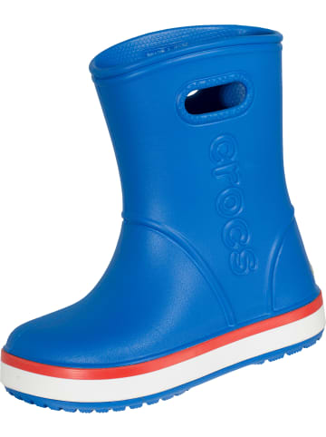 Crocs Stiefel Crocband Rain in bright cobalt/flame in bright cobalt/flame