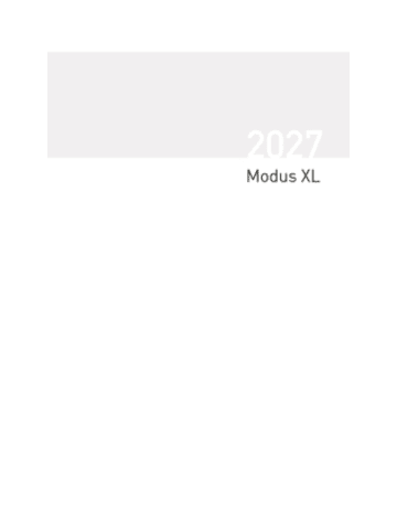 Korsch Kalender - Taschenkalender Modus XL geheftet Einlage 2027