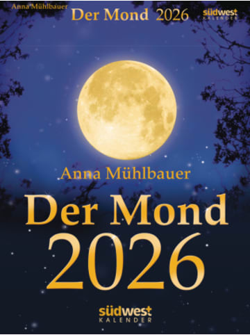 Südwest-Verlag Kalender - Der Mond 2026  - Tagesabreißkalender