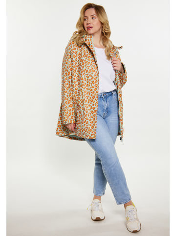 Schmuddelwedda Damen Regenjacke in Pastellmint Orange Leo