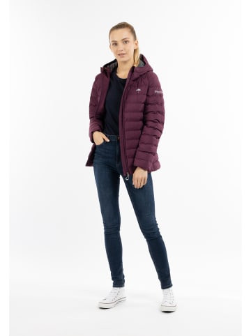 Schmuddelwedda Wattierte Winterjacke in Aubergine-271