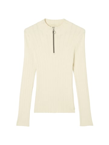 Marc O'Polo DENIM Half-Zip-Longsleeve slim in white blush