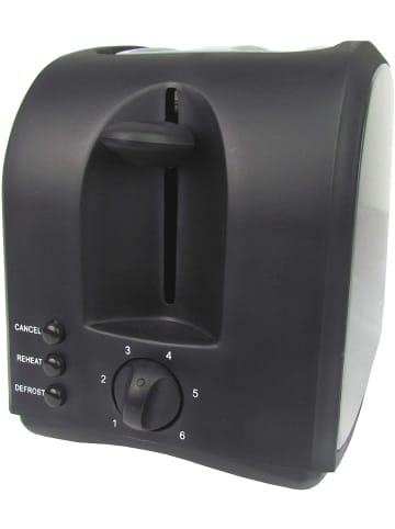 Lentz 2-Scheiben Toaster 800W in Schwarz