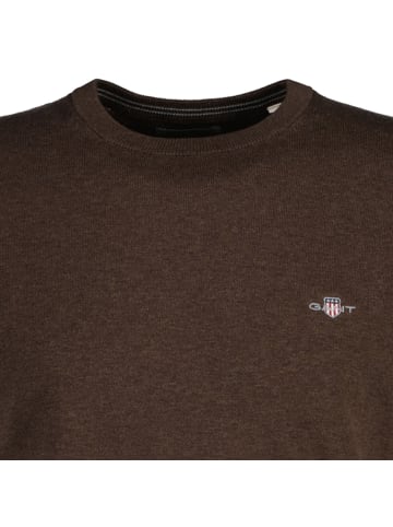 Gant Strickpullover in Dunkelbraun
