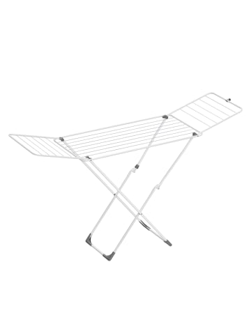 SONGMICS Wäscheständer Bunji in Weiß - (B)182 x (H)102.5 x (T)50 cm