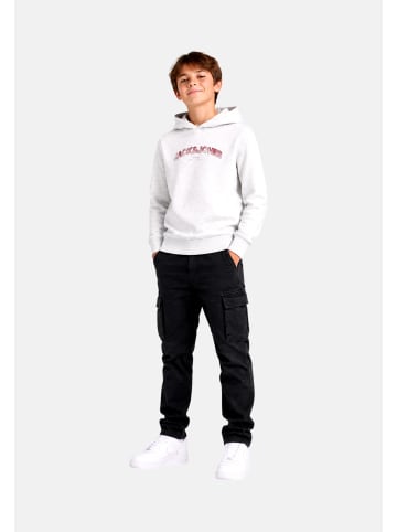 JACK & JONES Junior Hoodie 'Avery' in weiß