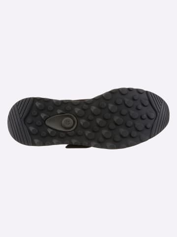 Heine Sneaker in schwarz-altsilberfarben-gemustert