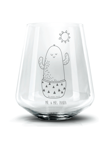 Mr. & Mrs. Panda Tumbler Kaktus Sonne ohne Spruch in Transparent