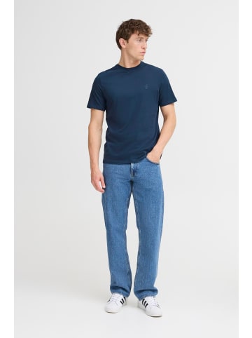 BLEND Rundhalsshirt BHEbal 2er-Pack in Blau