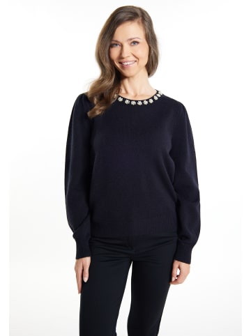 Albee Women Pullover Mit Perlen in Schwarz