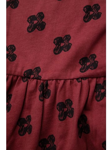 MOKIDA Kleid mit langen Ärmeln in dunkelrot