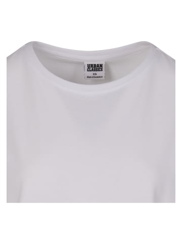 Urban Classics Urban Classics Damen Ladies Extended Shoulder Tee in white