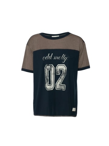 Odd Molly T-shirt GamzeOM in Navy Chocolate