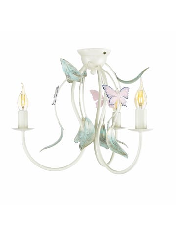 Licht-Erlebnisse Deckenlampe (B)60 x (L)60 x (H)38 cm in Weiß Rosa Grün