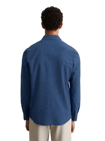 Marc O'Polo Hemd shaped in multi/dark navy