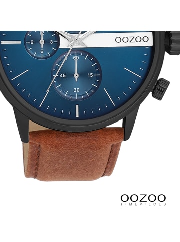 Oozoo Analog-Armbanduhr Oozoo Timepieces braun groß (ca. 45mm)