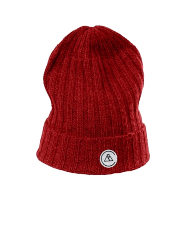 CASH-MERE.CH Bio Rib Mütze in Postbox Rot