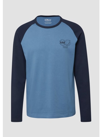 s.Oliver T-Shirt in 62D1_azurblau