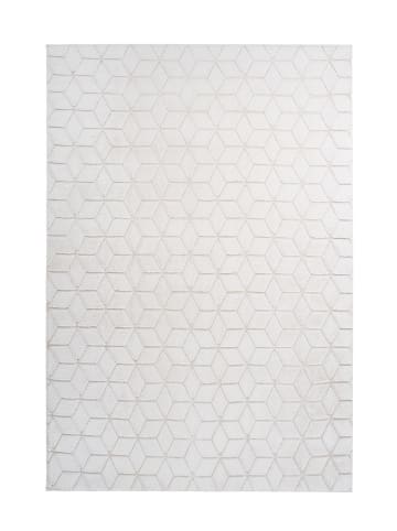 Kurzflor Teppich Viktor 125 in Weiß Creme