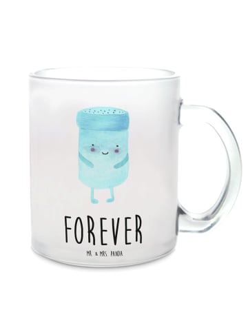 Mr. & Mrs. Panda Kaffeebecher Beste Freunde Salz mit Spruch in Transparent