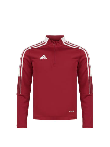 adidas Performance Sweatshirt Tiro 21 in rot / weiß