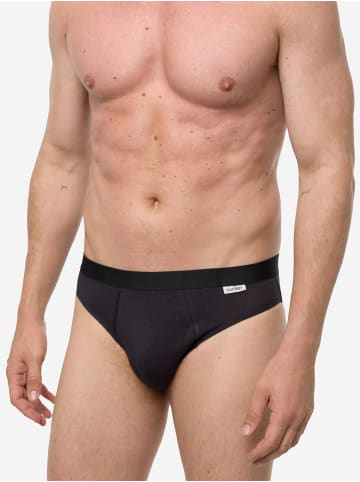 Nur Die  Slip Unterhose Cotton Stretch in Schwarz