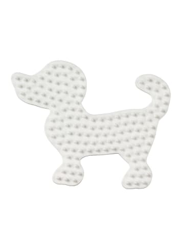Hama Stiftplatte Kleiner Hund für Midi-Bügelperlen in weiß