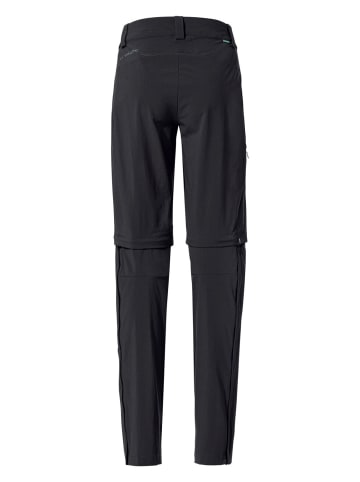 Vaude Zip-Off Funktions-Outdoorhose Wo Farley Stretch ZO T-Zip P in Schwarz