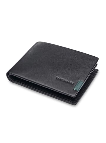 Roncato Monaco Geldbörse RFID Schutz Leder 12.5 cm in nero