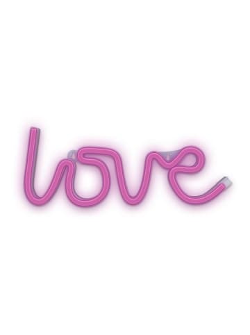 Forever Lights Neon LED Zeichen Licht Leuchtschild in Pink