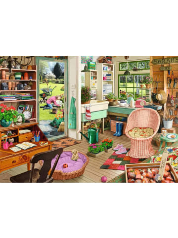 Ravensburger Ravensburger Puzzle 1.000 Teile My Haven No 8,Garden.Shed in bunt