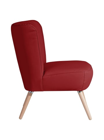 58 aufm Kessel SESSEL Kassi Bezug Kunstleder Buche natur / chili