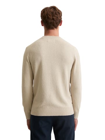 Marc O'Polo Bouclé-Pullover regular in Light Oat