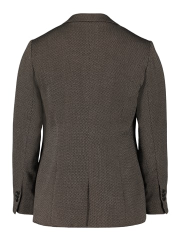 BETTY & CO Longblazer mit Taschen in Black/Taupe