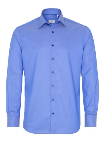 Eterna Langarm Hemd Modern-Fit in Blau