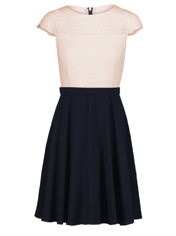 Vera Mont Cocktailkleid mit Spitze in Patch Blue/Rosé