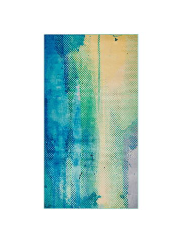 Beliani Kurzflor SUSUZ in Blau/Grün - (W) 80 x (H) 1 x (L) 150 cm