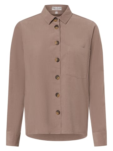 Marie Lund Cordbluse in taupe