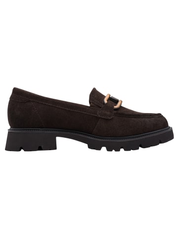 Tamaris WIDE FIT Slipper in MOCCA SUEDE