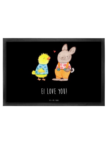 Mr. & Mrs. Panda fußmatte Ostern Freundschaft mit Spruch in Schwarz